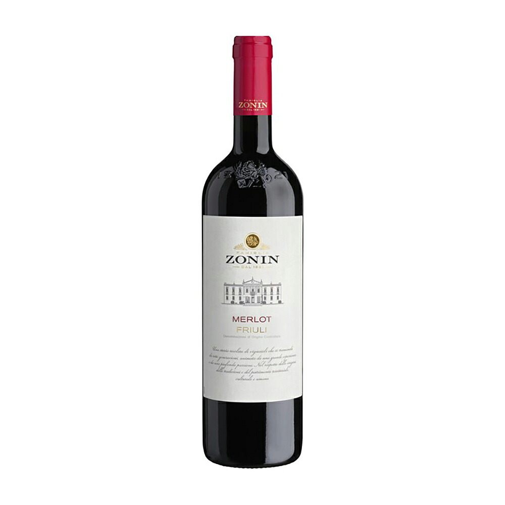 ゾーニン クラシチ メルロー フリウリ DOC 750ml × 12本 送料無料(本州のみ)[ケース販売][三国 赤ワイン イタリア ヴェネト州]【RP】ギフト プレゼント 贈り物 お祝い 内祝い お返し 誕生日プレゼント 父の日 敬老の日