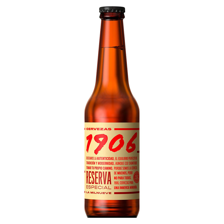 エストレーリャ ガリシア1906 レゼルヴァ エスペシアル 330ml x 24本[ケース販売] 送料無料(本州のみ) [IPU スペイン ビール]ギフト プレゼント 贈り物 お祝い 内祝い お返し 誕生日プレゼント 父の日 敬老の日