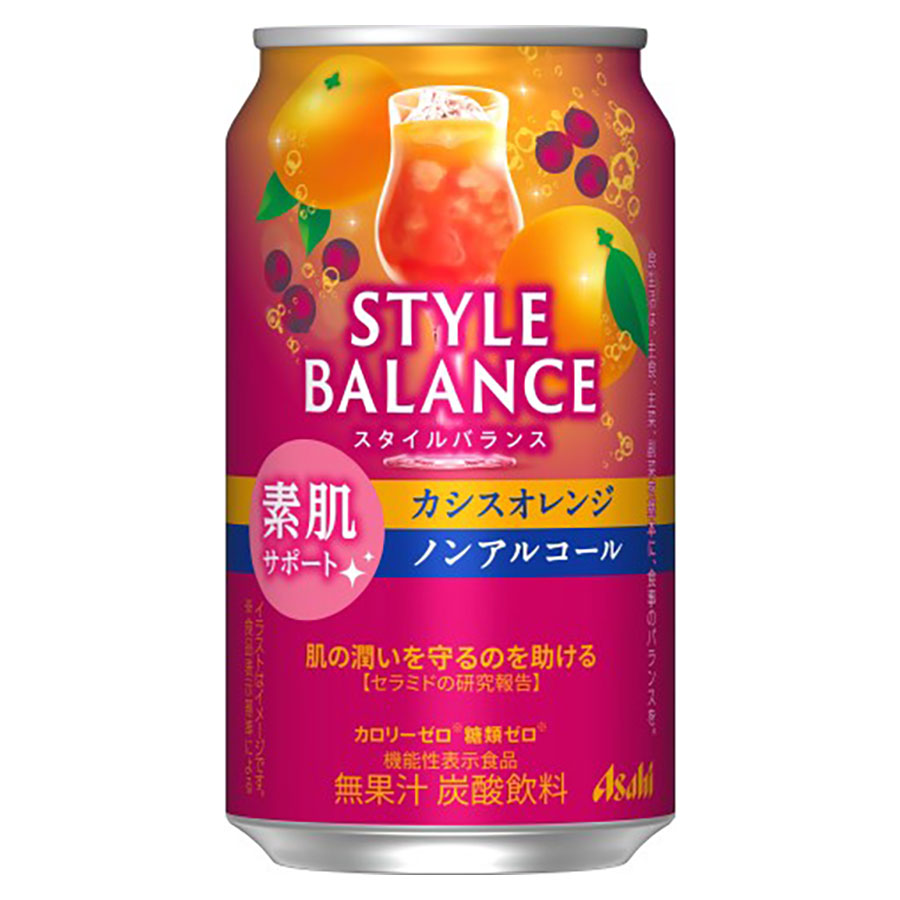 スタイルバランス カシスオレンジ ノンアルコール [缶] 350ml x 72本[3ケース販売] 送料無料(本州のみ) [アサヒビール カクテルテイスト飲料 日本]ギフト プレゼント 贈り物 お祝い 内祝い お返し 誕生日プレゼント 父の日 敬老の日