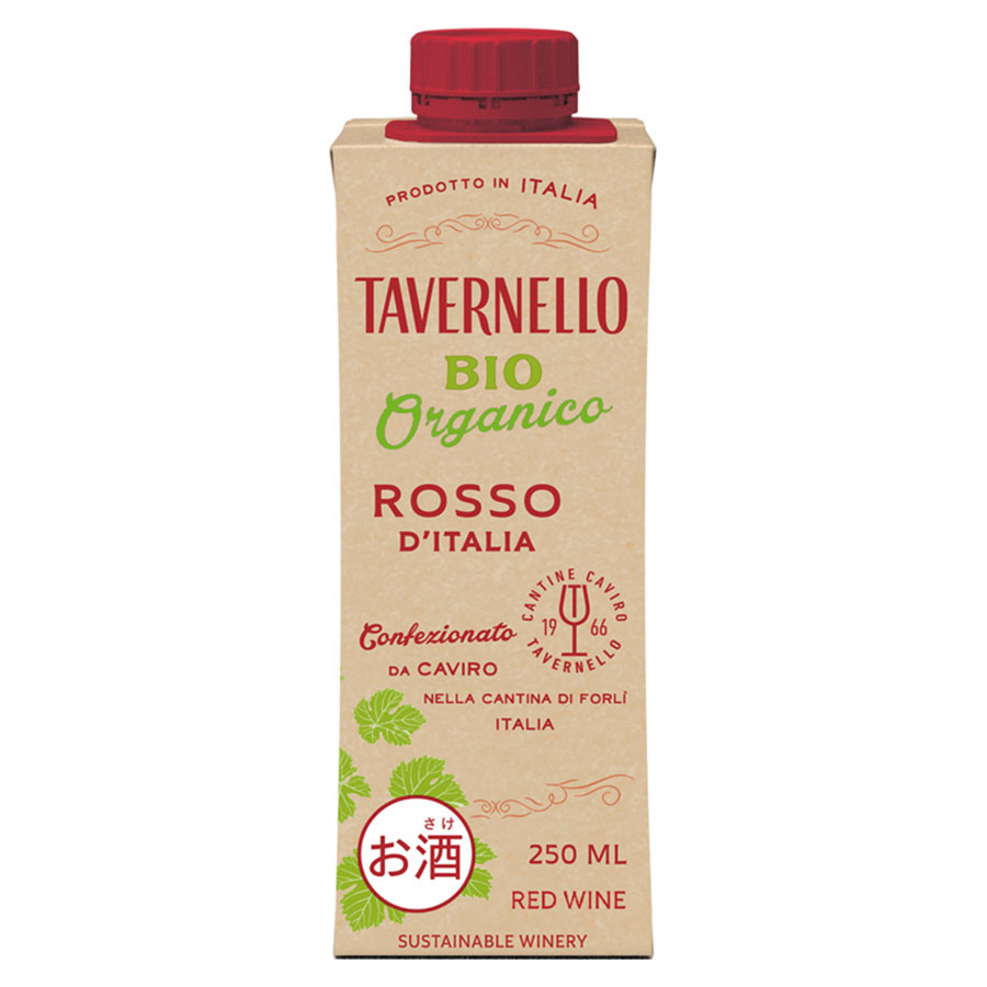 タヴェルネッロ オルガニコ ＢＩＯ ピッコロ ロッソ [パック] 250ml × 48本[ケース販売][サントリー 赤ワイン イタリア 果実酒 TBR25C]ギフト プレゼント 贈り物 お祝い 内祝い お返し 誕生日プレゼント 父の日 敬老の日