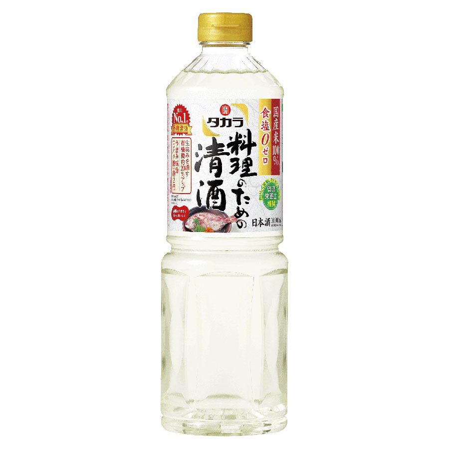 タカラ 料理のための清酒 [PET] 1L 1000ml × 12本[ケース販売] [宝酒造 Takara タカラ 調味料 日本酒 料理酒 日本 15066] ギフト プレゼント 母の日 父の日 お中元 御中元