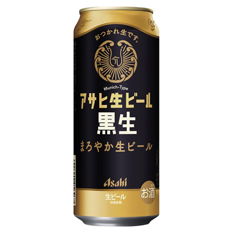 アサヒ 生ビール黒生 マルエフ 5度 [缶] 500ml x 24本[ケース販売][アサヒビール 日本 ビール 1EQ06]