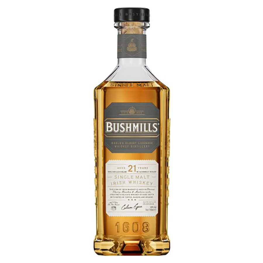 ブッシュミルズ シングルモルト ２１年 40度 700ml 送料無料(本州のみ) [アサヒビール イギリス アイリッシュウイスキー 4B009]