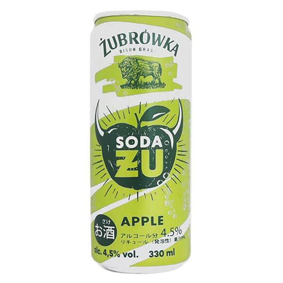 ズブロッカ アップルズー 4.5度 330ml x 48本[2ケース販売] 送料無料(本州のみ) [LJ ポーランド カクテル 21030]