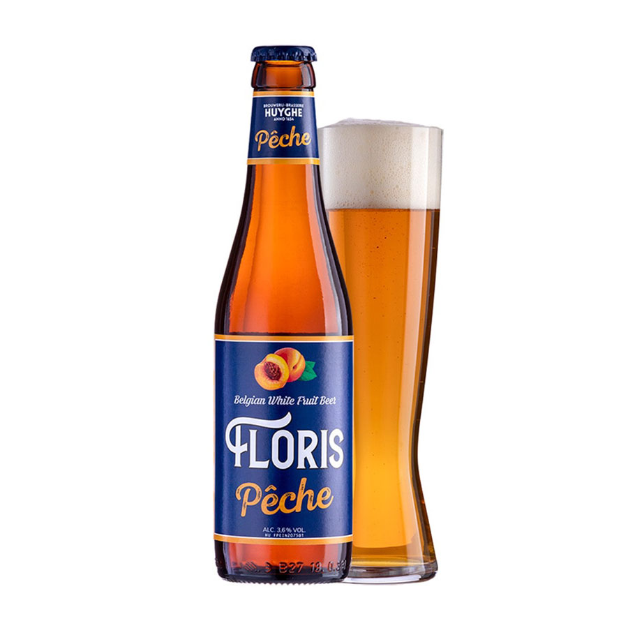 フローリス ピーチ 4度 [瓶] 330ml x 24本[ケース販売] 送料無料(本州のみ) [NB 輸入ビール ベルギー]｜ハードリカー　店
