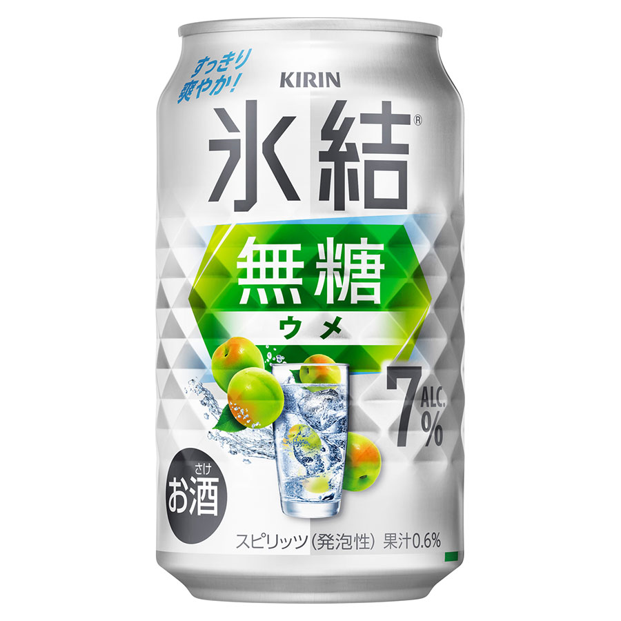 キリン 氷結無糖 ウメ 7度 [缶] 350ml x 48本[2ケース販売] 送料無料(本州のみ) [キリンビール チューハイ カクテル スピリッツ 21878] 6,594円