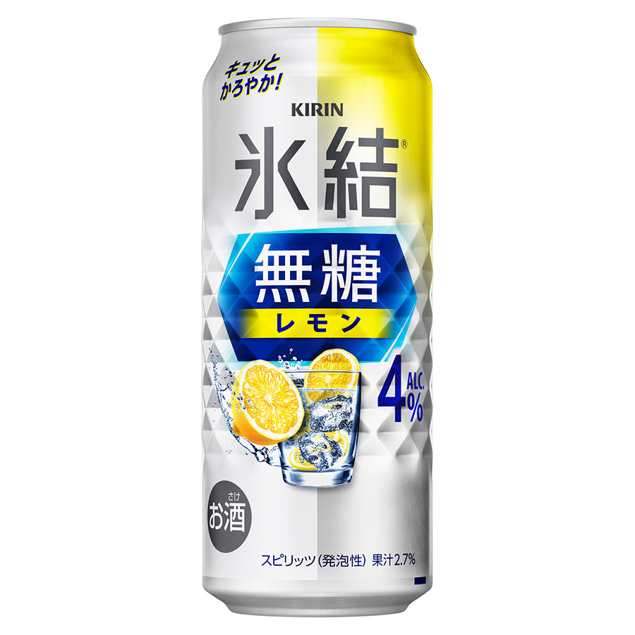 キリン 氷結無糖 レモン 4度 [缶] 500ml x 48本[2ケース販売][キリンビール チューハイ カクテル スピリッツ 18767]