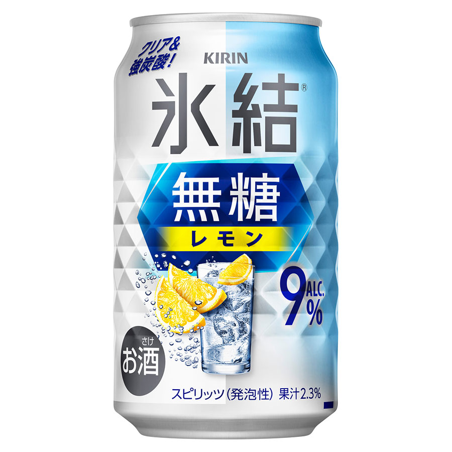 キリン 氷結無糖 レモン 9度 [缶] 350ml x 72本[3ケース販売] 送料無料(本州のみ) [キリンビール チューハイ カクテル スピリッツ 19479]