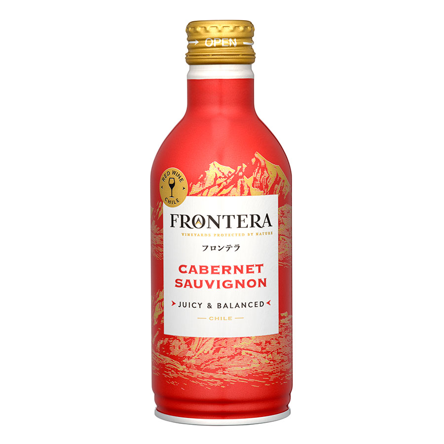 コンチャ イ トロ フロンテラ カベルネ ソーヴィニヨン [缶] 280ml x 24本[ケース販売] 送料無料(本州のみ) [メルシャン チリ 赤ワイン 12度 ミディアムボディ 426854]｜ハードリカー　店