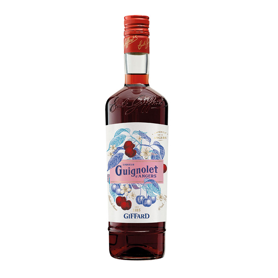 ジファール ギニョレ（サクランボ） 16度 700ml x 6本[ケース販売] 送料無料(本州のみ) [KO フランス リキュール]