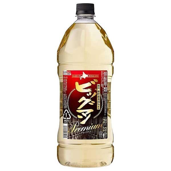 合同 ビッグマン プレミアム 25度 PET 2.7L 2700ml x 6本 ケース販売 送料無料 本州のみ 合同酒精 焼酎甲類 153496