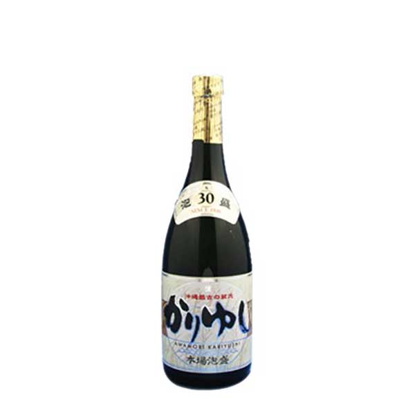 新里 かりゆし 30度 720ml &times; 12本 [ケース販売][新里酒造 泡盛 焼酎 日本 沖縄] 送料無料(本州のみ)ギフト プレゼント 贈り物 お祝い 内祝い お返し 誕生日プレゼント 父の日 敬老の日｜ハードリカー　店