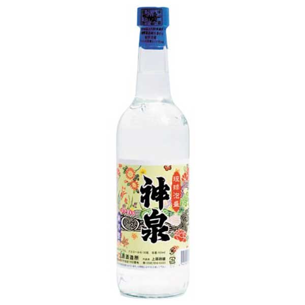上原 神泉 30度 600ml &times; 12本 [ケース販売][上原酒造所 泡盛 焼酎 日本 沖縄] 送料無料(本州のみ)ギフト プレゼント 贈り物 お祝い 内祝い お返し 誕生日プレゼント 父の日 敬老の日｜ハードリカー　店
