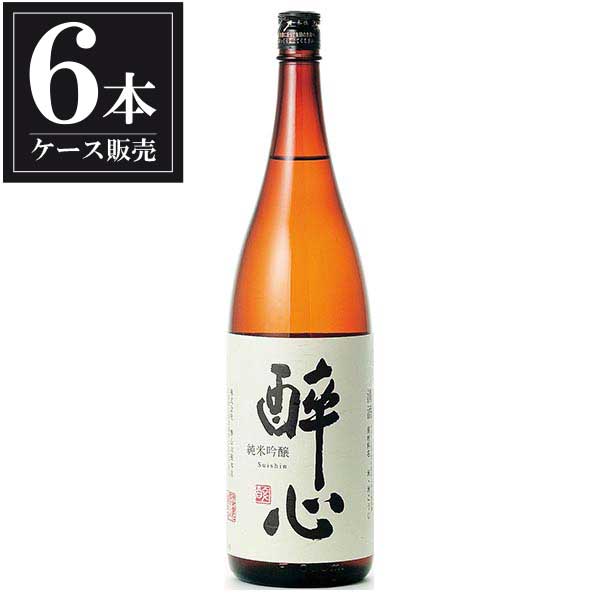 全国どこでも送料無料 醉心 純米吟醸 稲穂 1.8L 1800ml × 6本 ケース販売 醉心山根本店 広島県 fucoa.cl