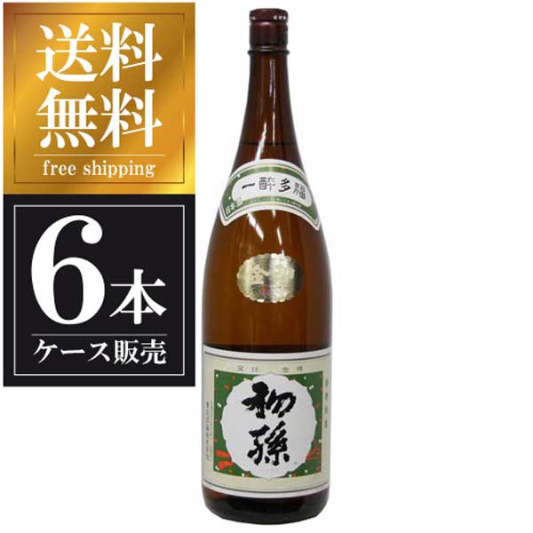 初孫 金印 1.8L 1800ml × 6本 [ケース販売] 送料無料(本州のみ) [東北銘醸 山形県日本酒 清酒 OKN]ギフト プレゼント 贈り物 お祝い 内祝い お返し 誕生日プレゼント 父の日 敬老の日