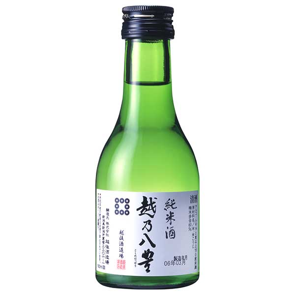 越乃八豊 純米酒 14度 [瓶] 180ml &times; 30本 [ケース販売] 送料無料(本州のみ) [越後酒造場 やや濃醇 辛口 0032985]【ギフト不可】ギフト プレゼント 贈り物 お祝い 内祝い お返し 誕生日プレゼント 父の日 敬老の日｜ハードリカー　店 8,964円