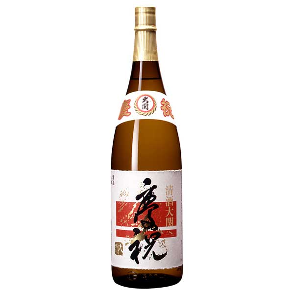 大関 上撰 慶祝 15度 [瓶] 1.8L 1800ml × 6本 [ケース販売] 送料無料(本州のみ) [大関 日本酒 清酒 やや淡麗 普通 0010586]ギフト プレゼント 贈り物 お祝い 内祝い お返し 誕生日プレゼント 父の日 敬老の日