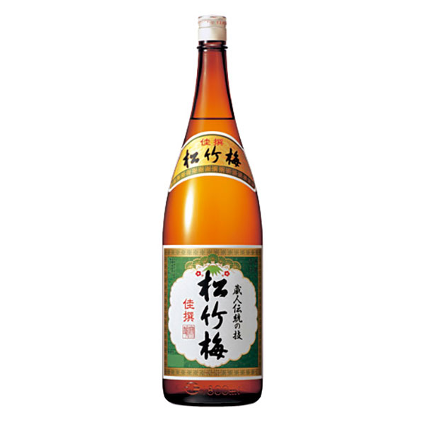 佳撰 松竹梅 15度 [瓶] 1.8L 1800ml &times; 6本 [ケース販売]送料無料(本州のみ)[宝酒造 Takara タカラ 日本酒 清酒 日本 京都府]ギフト プレゼント 贈り物 お祝い 内祝い お返し 誕生日プレゼント 父の日 敬老の日｜ハードリカー　店