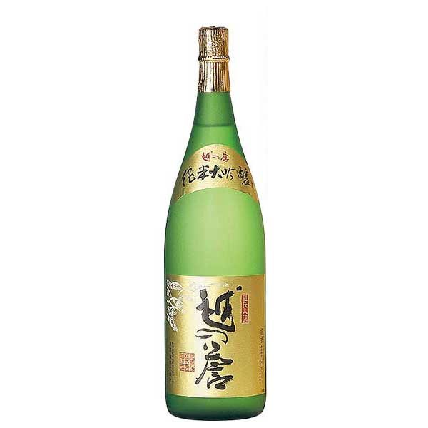越の誉 純米大吟醸 1.8L 1800ml x 2本 送料無料(本州のみ) [原酒造 新潟県日本酒 清酒 OKN]ギフト プレゼント 贈り物 お祝い 内祝い お返し 誕生日プレゼント 父の日 敬老の日
