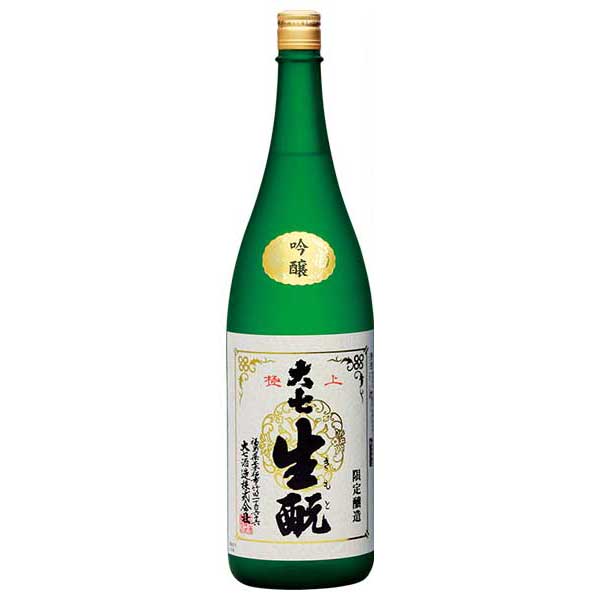 大七 吟醸 極上生もと限定醸造 1.8L 1800ml x 2本 送料無料(本州のみ) [大七酒造 福島県日本酒 清酒 OKN]ギフト プレゼント 贈り物 お祝い 内祝い お返し 誕生日プレゼント 父の日 敬老の日｜ハードリカー　店