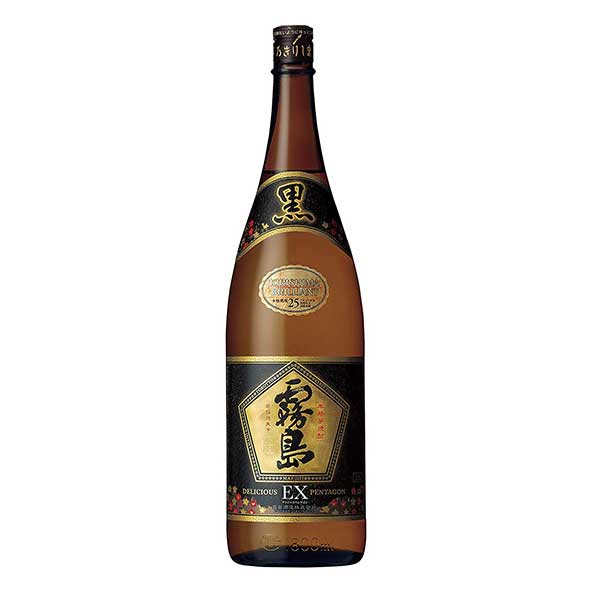 黒霧島EX 芋焼酎 [瓶] 1.8L 1800ml &times; 6本 [ケース販売] [霧島酒造 くろきり きりしま 芋焼酎 いも焼酎 乙類 日本 宮崎県]ギフト プレゼント 贈り物 お祝い 内祝い お返し 誕生日プレゼント 父の日 敬老の日｜ハードリカー　店