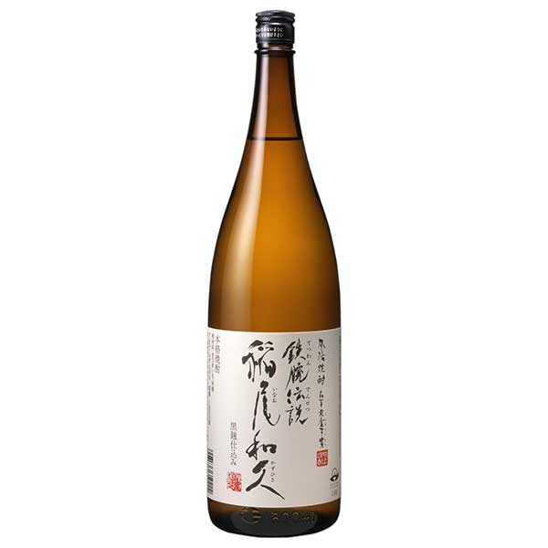 吹上 鉄腕伝説稲尾和久 芋 24度 [瓶] 1.8L 1800ml × 6本 [ケース販売] 送料無料(本州のみ) [吹上焼酎 芋焼酎 いも焼酎 乙類 0035022]ギフト プレゼント 贈り物 お祝い 内祝い お返し 誕生日プレゼント 父の日 敬老の日