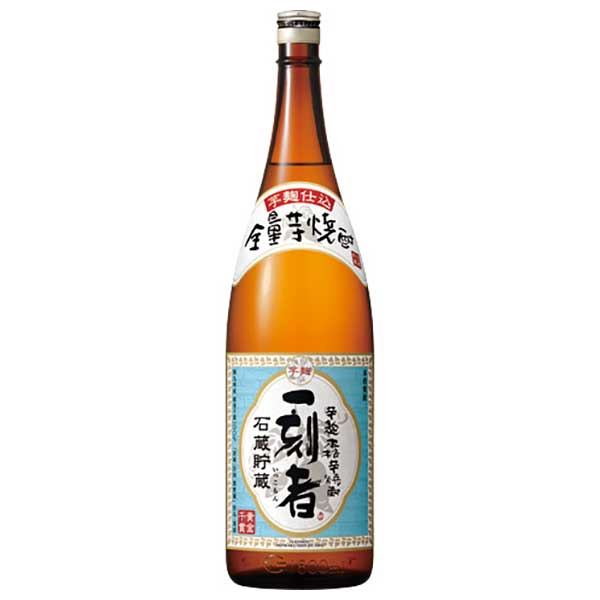 全量芋焼酎 一刻者 25度 [瓶] 1.8L 1800ml × 6本 [ケース販売] 送料無料(本州のみ)[宝酒造 Takara タカラ 芋焼酎 いも焼酎 乙類 日本 鹿児島県]ギフト プレゼント 贈り物 お祝い 内祝い お返し 誕生日プレゼント 父の日 敬老の日