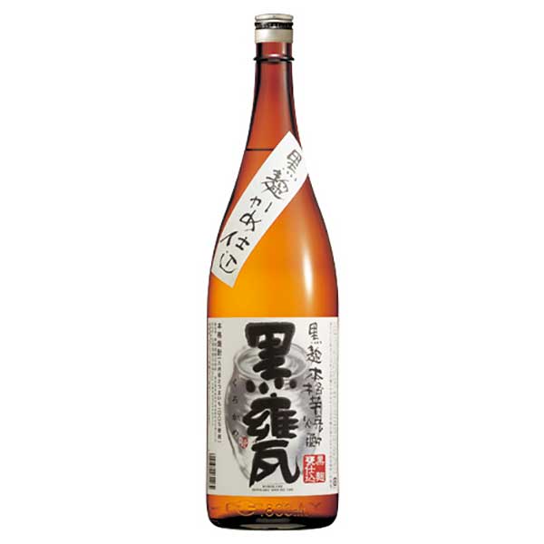 黒麹かめ仕込本格芋焼酎 黒甕 25度 [瓶] 1.8L 1800ml × 6本 [ケース販売] 送料無料(本州のみ)[宝酒造 Takara タカラ 芋焼酎 いも焼酎 乙類 日本 鹿児島県]ギフト プレゼント 贈り物 お祝い 内祝い お返し 誕生日プレゼント 父の日 敬老の日