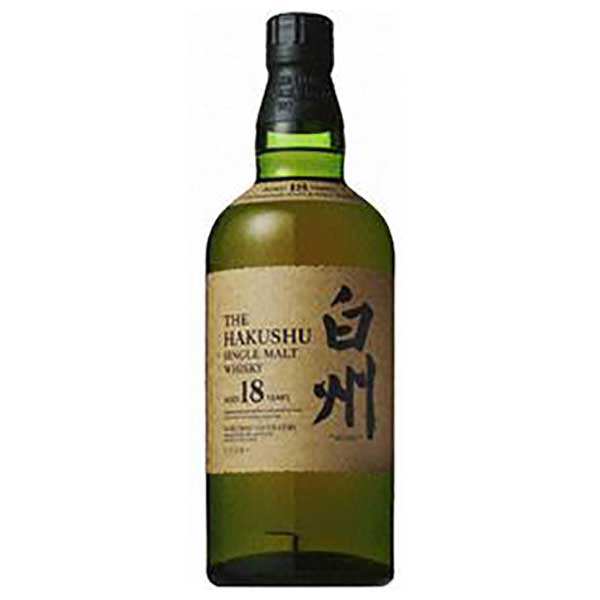 お一人様1本限定 サントリー シングルモルト ウイスキー 白州18年 43度 700ml 箱付き 対応 [サントリー]ギフト プレゼント 贈り物 お祝い 内祝い お返し 誕生日プレゼント 父の日 敬老の日｜ハードリカー　店