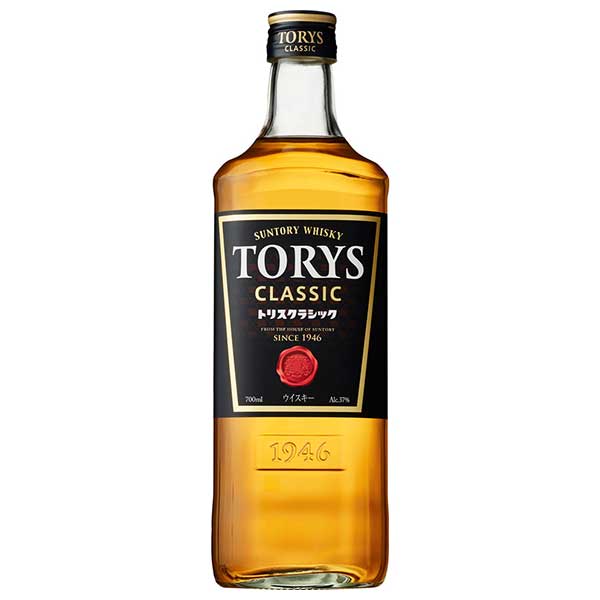 トリス クラシック 37度 [瓶] 700ml × 12本[ケース販売][ウイスキー 37度 日本 サントリー]【ギフト不可】ギフト プレゼント 贈り物 お祝い 内祝い お返し 誕生日プレゼント 父の日 敬老の日