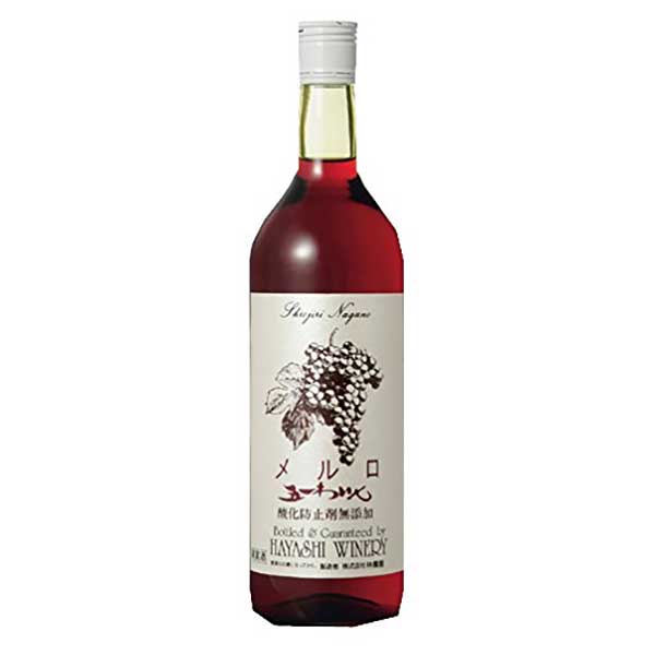 五一 無添加 メルロ 赤 720ml × 12本[ケース販売] [OKN 林農園 長野県 赤ワイン]ギフト プレゼント 贈り物 お祝い 内祝い お返し 誕生日プレゼント 父の日 敬老の日