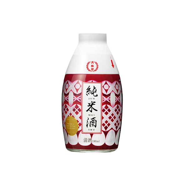 月桂冠 おちょこ付 純米 瓶 180ml x 60本 2ケース販売 送料無料 本州のみ 日本 清酒 日本酒 13度 辛口 淡麗 【高い素材】