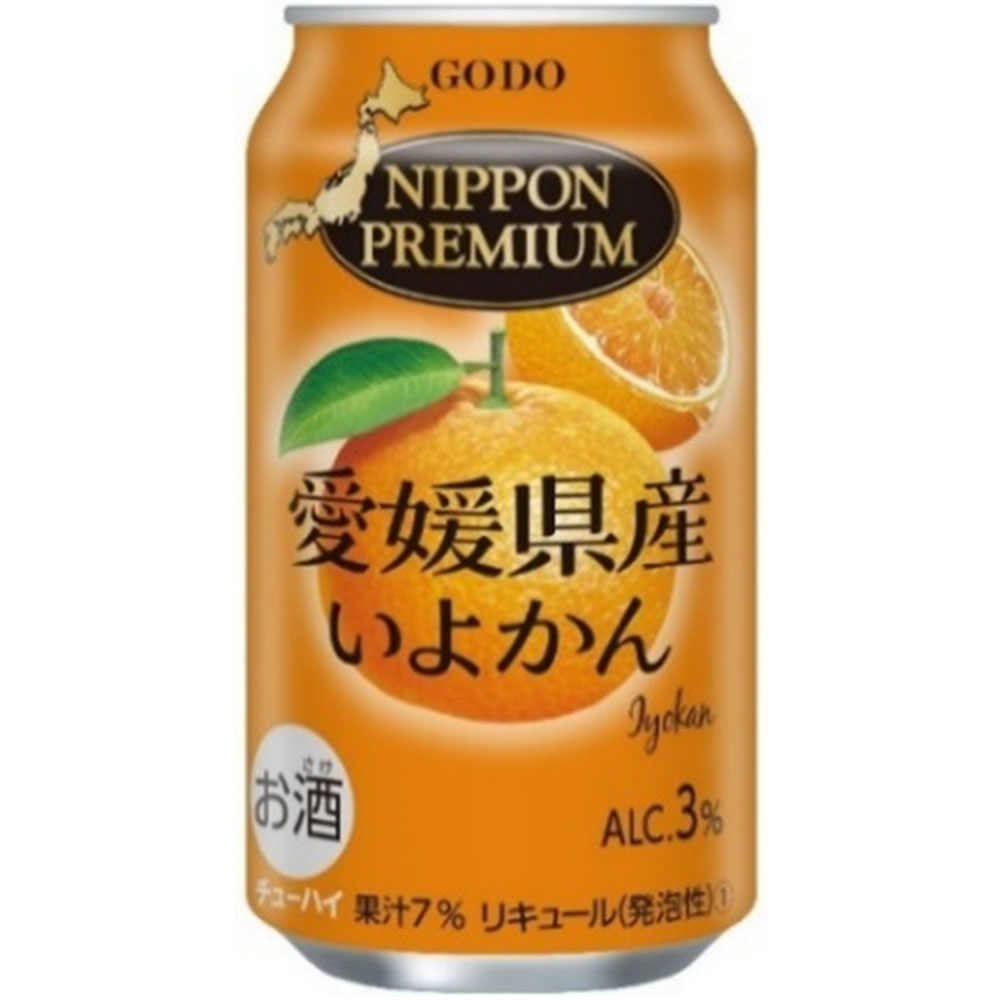 早割クーポン 3ケース販売 合同 Nippn Premiun 愛媛県産いよかんチューハイ 3度 缶 350ml X 72本 3ケース販売 本州のみ 合同酒精 オノエン リキュール 缶チューハイ 日本 ハードリカー2号店 店 安いそれに目立つ Faan Gov Ng