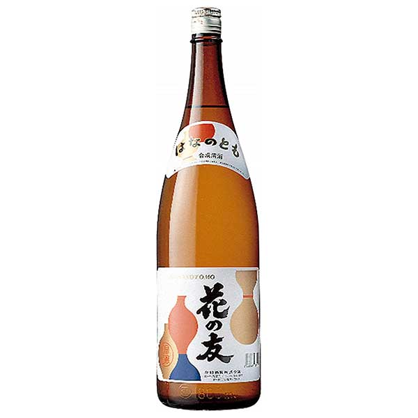 合同 花の友 15度 [瓶] 1.8L 1800ml × 6本[ケース販売]送料無料(本州のみ)[合同酒精 オノエン 合成清酒 日本 113811]【ギフト不可】ギフト プレゼント 贈り物 お祝い 内祝い お返し 誕生日プレゼント 父の日 敬老の日