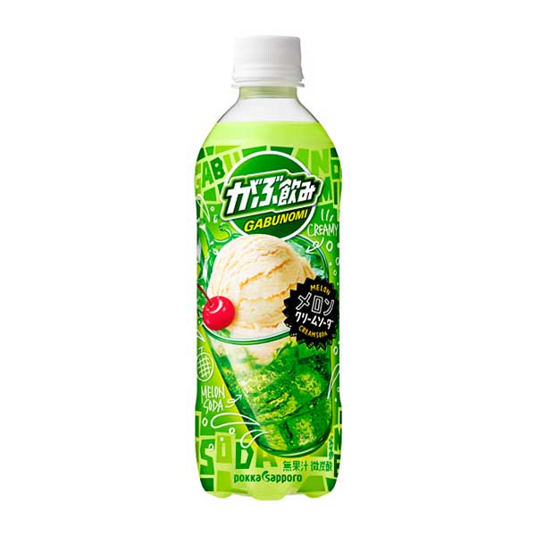 楽天市場】ポッカサッポロ がぶ飲みメロンクリームソーダペット