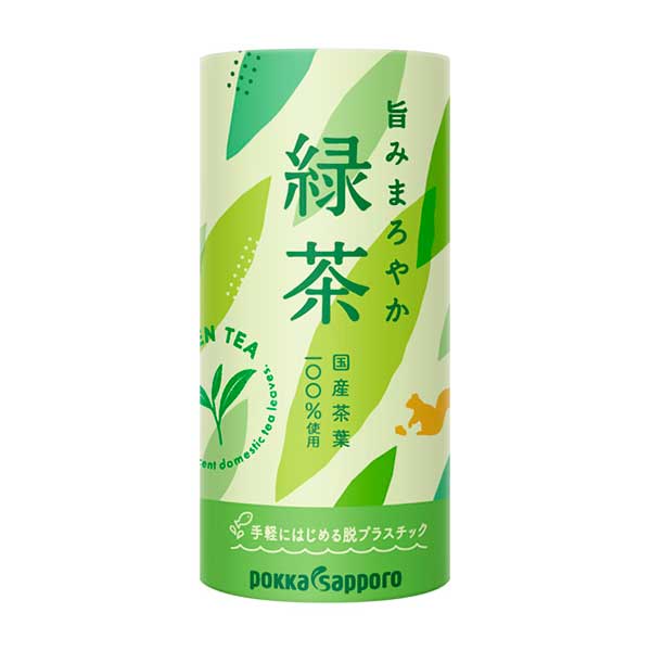 ポッカサッポロ 旨みまろやか緑茶 [紙パック] 195gx 60本[2ケース販売] 送料無料(本州のみ) [ポッカサッポロ 日本 飲料 お茶 JM37]ギフト プレゼント 贈り物 お祝い 内祝い お返し 誕生日プレゼント 父の日 敬老の日