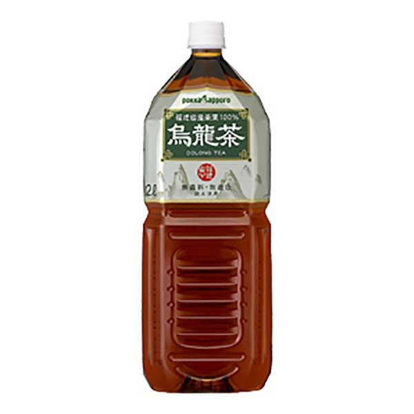 ポッカサッポロ 烏龍茶 ペット 2L 2000ml x 12本 2ケース販売 送料無料 本州のみ 日本 飲料 お茶 HL99  【国内正規総代理店アイテム】