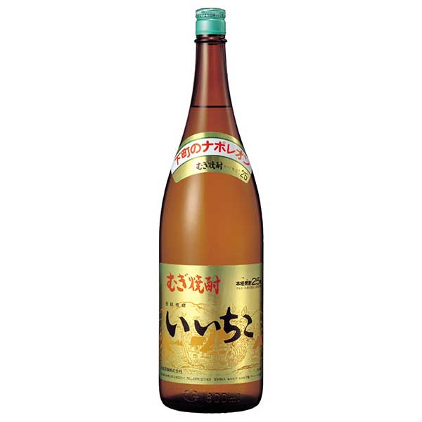いいちこ 麦 25度 [瓶] 1.8L 1800ml × 6本[ケース販売] 送料無料(本州のみ) [三和酒類 麦焼酎 むぎ焼酎 乙類 日本 大分県]ギフト プレゼント 贈り物 お祝い 内祝い お返し 誕生日プレゼント 父の日 敬老の日