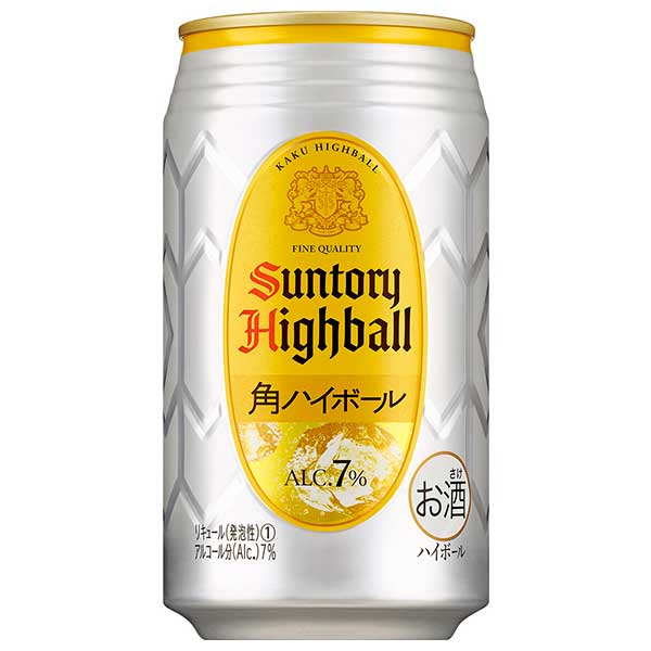 サントリー 角ハイボール [缶] 350ml × 48本[2ケース販売] 送料無料(本州のみ) 対応 [サントリー チューハイ リキュール ALC7% S1H4 日本]ギフト プレゼント 贈り物 お祝い 内祝い お返し 誕生日プレゼント 父の日 敬老の日