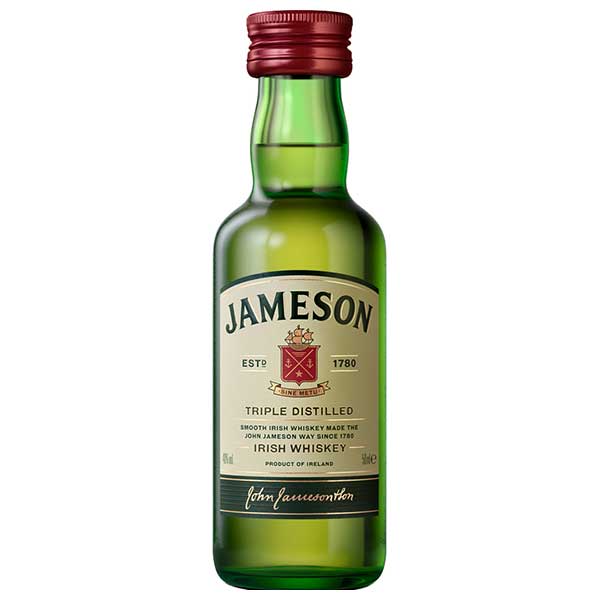 ジェムソン ミニ 40度 50ml × 192本[ケース販売][ぺルノ アイルランド ダブリン モルト グレーン アイリッシュ ウイスキー]ギフト プレゼント 贈り物 お祝い 内祝い お返し 誕生日プレゼント 父の日 敬老の日