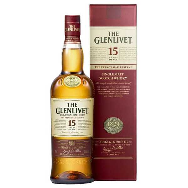 ザ グレンリベット 15年 フレンチオーク 40度 [箱付] 700ml x 2本 送料無料(本州のみ) [ぺルノ イギリス スコットランド シングルモルト スコッチ ウイスキー]ギフト プレゼント 贈り物 お祝い 内祝い お返し 誕生日プレゼント 父の日 敬老の日｜ハードリカー2号店　店