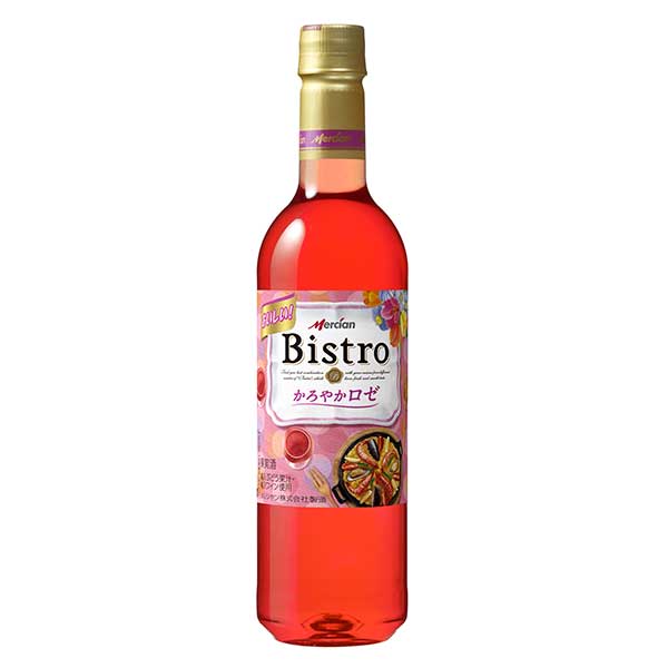 メルシャン ビストロ ロゼ [ペット] 720ml × 12本[ケース販売][メルシャン 日本 神奈川県 ロゼワイン 中口 421078]ギフト プレゼント 贈り物 お祝い 内祝い お返し 誕生日プレゼント 父の日 敬老の日