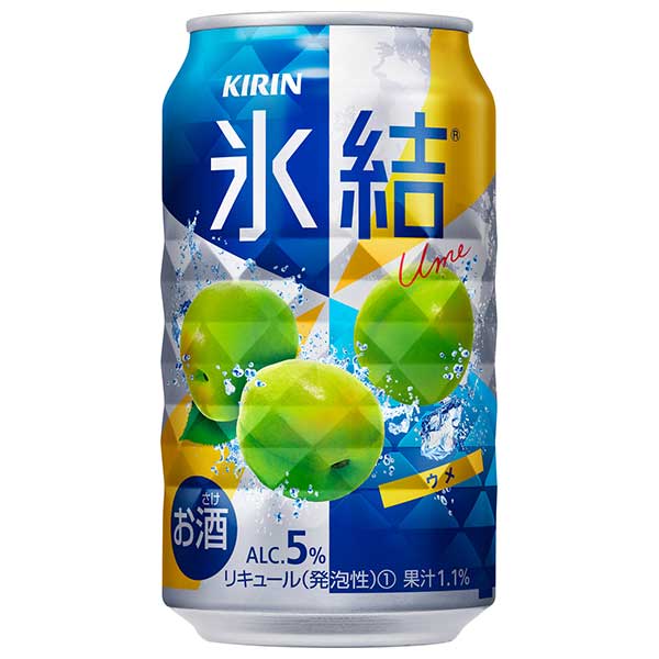 キリン 氷結 ウメ [缶] 350ml x 72本[3ケース販売]送料無料(本州のみ)[キリン 缶チューハイ 日本 14315]ギフト プレゼント 贈り物 お祝い 内祝い お返し 誕生日プレゼント 父の日 敬老の日