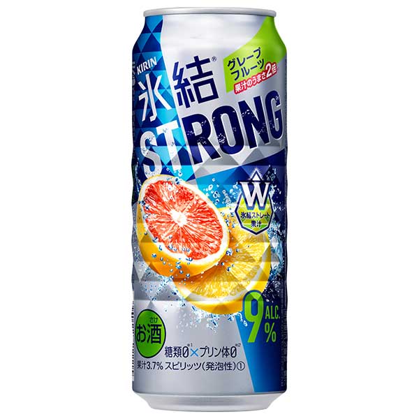 キリン 氷結 ストロング グレープフルーツ [缶] 500ml x 48本[2ケース販売]送料無料(本州のみ)[キリン 缶チューハイ 日本 17446]ギフト プレゼント 贈り物 お祝い 内祝い お返し 誕生日プレゼント 父の日 敬老の日｜ハードリカー2号店　店 7,741円