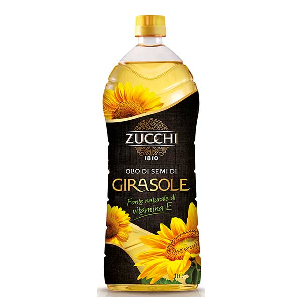 ズッキ ひまわり油(オリオ ディ ジラソーレ) [PET] 1L 1000ml × 12本[ケース販売][モンテ イタリア オイル 油 001802]ギフト プレゼント 贈り物 お祝い 内祝い お返し 誕生日プレゼント 父の日 敬老の日