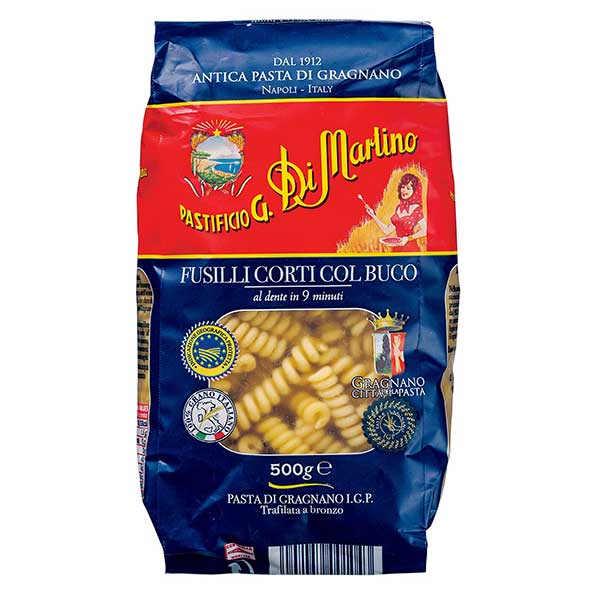 ディ マルティーノフジッリ コルティ コル ブーコ [袋] 500g × 12袋[ケース販売] 送料無料(本州のみ) [モンテ イタリア パスタ 037101]ギフト プレゼント 贈り物 お祝い 内祝い お返し 誕生日プレゼント 父の日 敬老の日