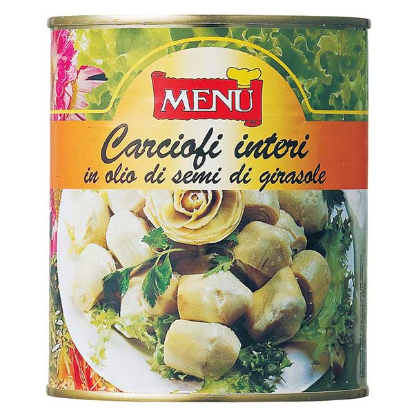 メニュー カルチョフィの芯 オイル漬け [缶] 775g × 12個[ケース販売] 送料無料(本州のみ) [モンテ イタリア 野菜(瓶詰) 015030]ギフト プレゼント 贈り物 お祝い 内祝い お返し 誕生日プレゼント 父の日 敬老の日