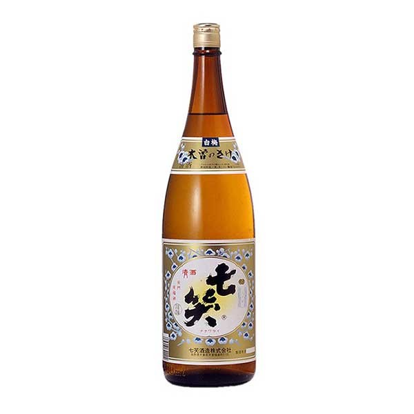 七笑 白梅 1.8L 1800ml × 6本 [ケース販売] [七笑酒造 日本酒 清酒 長野県]ギフト プレゼント 贈り物 お祝い 内祝い お返し 誕生日プレゼント 父の日 敬老の日