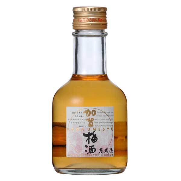 萬歳楽 加賀梅酒 180ml &times; 24本[ケース販売][OKN 小堀酒造 石川県 リキュール うめ酒 和酒]ギフト プレゼント 贈り物 お祝い 内祝い お返し 誕生日プレゼント 父の日 敬老の日｜ハードリカー2号店　店