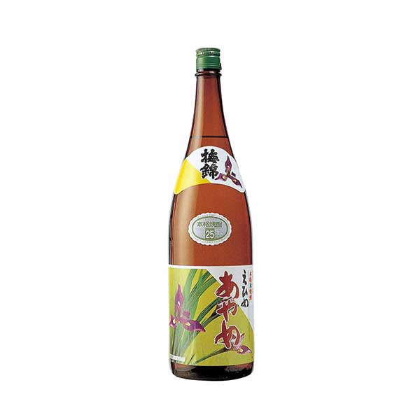 梅錦 焼酎あやめ 25度 米 1800ml &times; 6本[ケース販売][OKN 梅錦山川 米焼酎 こめ焼酎 乙類 日本 愛媛県]ギフト プレゼント 贈り物 お祝い 内祝い お返し 誕生日プレゼント 父の日 敬老の日｜ハードリカー2号店　店